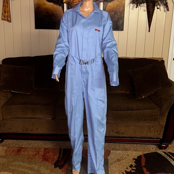 American Classic by Para-Suit ~ USA ~ Men’s Regular 42 ~ Blue Coveralls/Jumpsuit